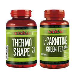 Activlab L-Carnitine + Green Tea 60 kaps. + Activlab Thermo Shape 90 kaps.