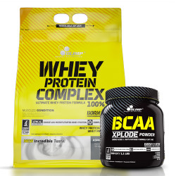 Olimp Whey Protein Complex 2270g + Olimp Bcaa Xplode 500g