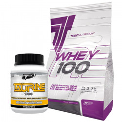 Trec Whey 100 2270g + Trec Taurine 900 120 kaps.