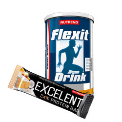Nutrend Flexit Drink 400g + Excelent Protein Bar 85g