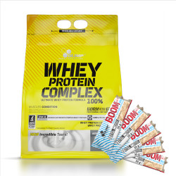 Olimp Whey Protein Complex 2270g + 5x Boom Bar 35g GRATIS!