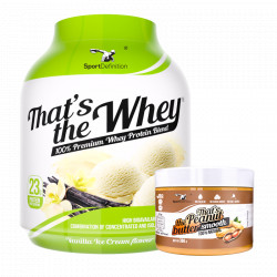 SportDefinition - That-s the Whey 2270g + That"s the Peanut Butter Smooth 300g GRATIS!