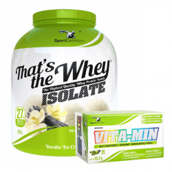 SportDefinition That"s the Whey Isolate 2100g + Vita-Min 60 kaps. GRATIS!