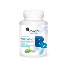 Aliness - Witamina B12 - 100 kaps. [VEGE]-13667