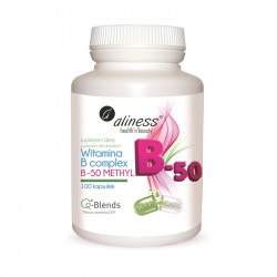 Aliness - Witamina B Complex B50 Methyl - 100 kaps. [VEGE]-13665