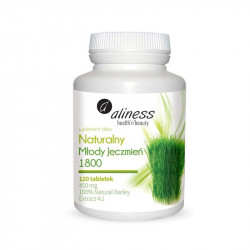 Aliness - Naturalny Młody Jęczmień - 120 tab.-13663