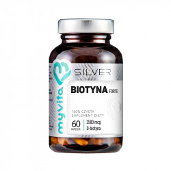 MyVita - Silver Pure 100% Biotyna 2500 mcg - 60 kaps.-13684