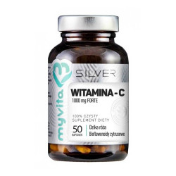 MyVita - Silver Pure 100% Witamina C 1000mg - 50 kaps.-13815