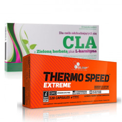 Olimp - Thermo Speed Extreme 120 kaps. + Cla z Zieloną Herbatą + L-Karnityna 60 kaps.