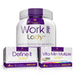 Olimp - Work It Lady 337g + Define It Lady 60 tab. + Vita-min Multiple Lady 60 tab. + Shaker