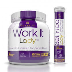 Olimp - Work It Lady 337g + Set Free Lady 20 tab. + Shaker