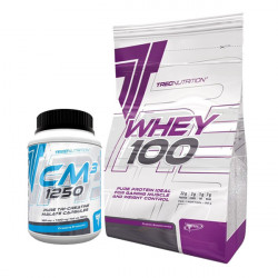 Trec - Whey 100 2270g + CM3 1250 360 kaps.