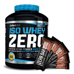 BioTech USA Iso Whey Zero 2270g + 10x Zero Bar 50g