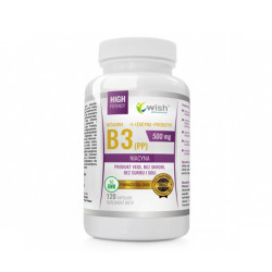 Wish - Witamina B3 Niacyna (PP) 500mg - 120 kaps.
