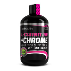 BioTech USA - L-Carnitine + Chrom - 500ml