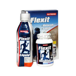 Nutrend - Flexit Liquid 500ml+ Flexit Gelacoll 180 kaps (zestaw)