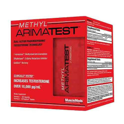 MuscleMeds - Methyl Arimatest - 120 kaps + 60 kaps.