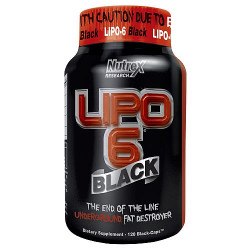 Lipo 6 Black - Nutrex -  USA - 120 kaps.